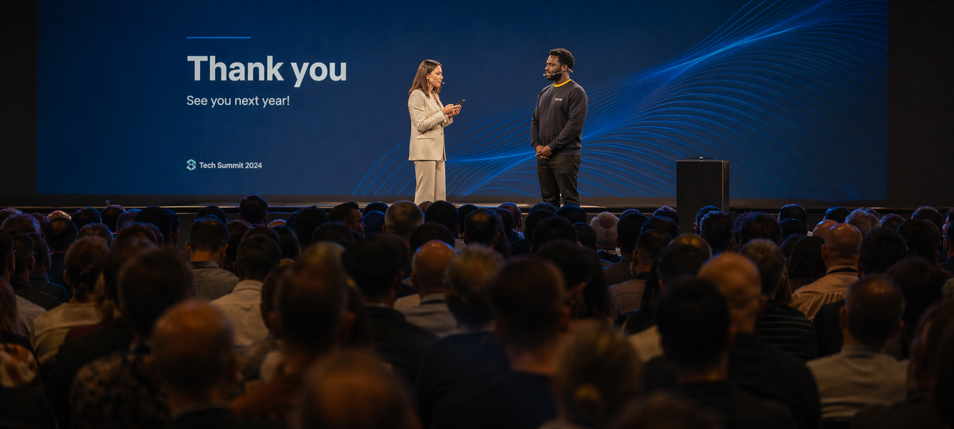 Live event with engaged audience