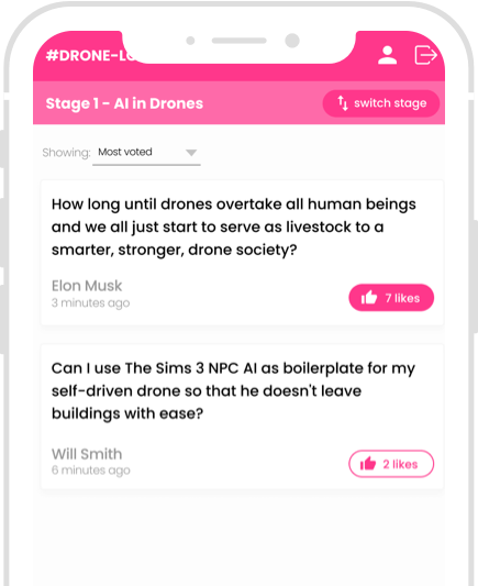 OneAsk audience participation