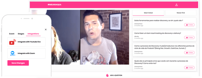 OneAsk YouTube and Zoom integration